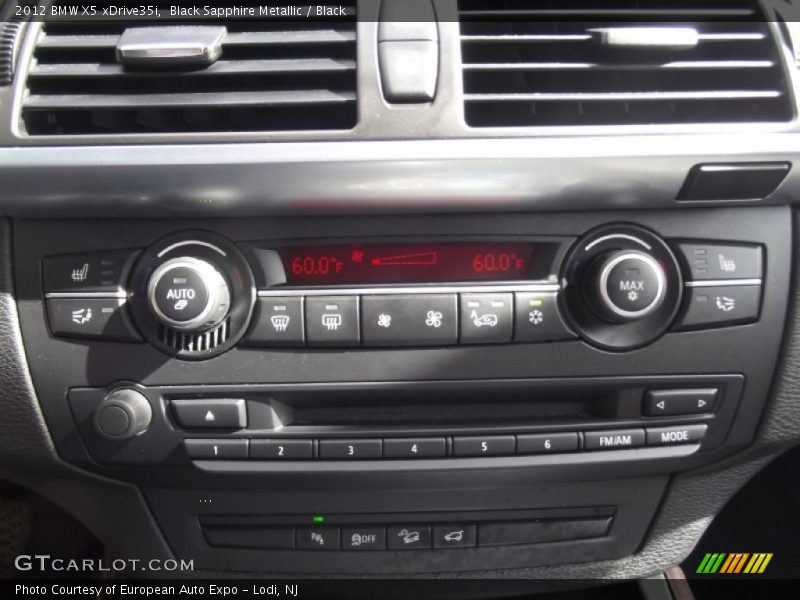 Black Sapphire Metallic / Black 2012 BMW X5 xDrive35i