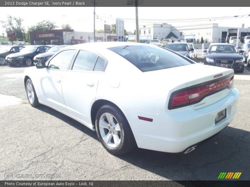 Ivory Pearl / Black 2013 Dodge Charger SE