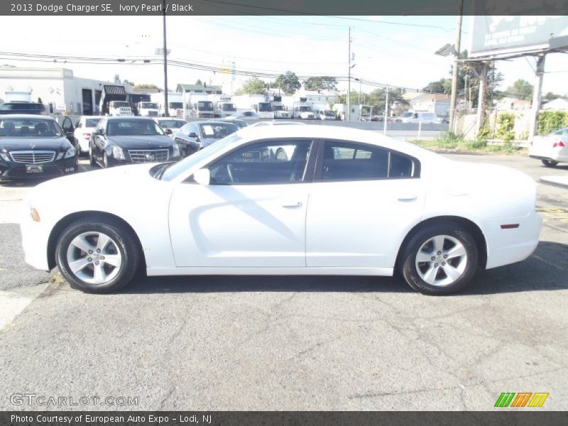 Ivory Pearl / Black 2013 Dodge Charger SE