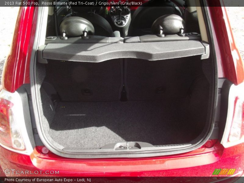 Rosso Brillante (Red Tri-Coat) / Grigio/Nero (Gray/Black) 2013 Fiat 500 Pop