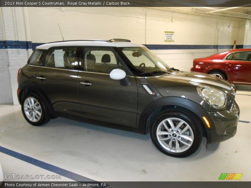 Royal Gray Metallic / Carbon Black 2013 Mini Cooper S Countryman