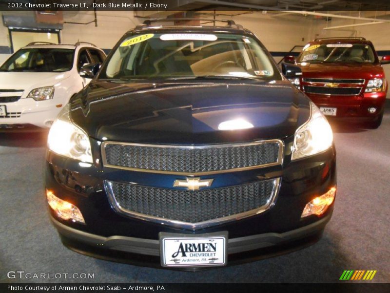 Dark Blue Metallic / Ebony 2012 Chevrolet Traverse LT