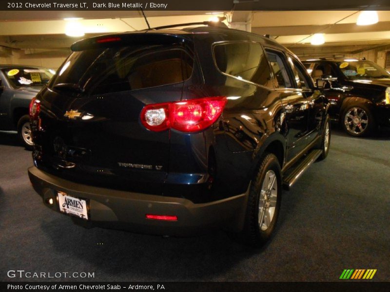 Dark Blue Metallic / Ebony 2012 Chevrolet Traverse LT