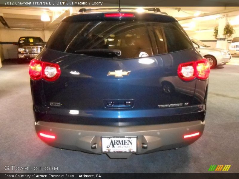 Dark Blue Metallic / Ebony 2012 Chevrolet Traverse LT