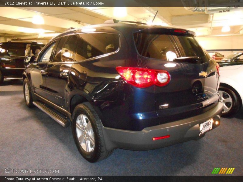 Dark Blue Metallic / Ebony 2012 Chevrolet Traverse LT