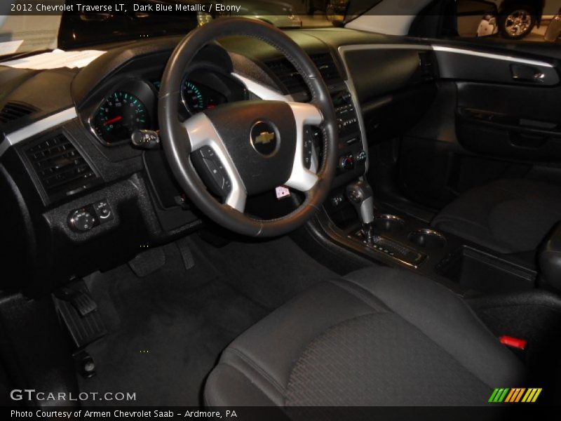 Dark Blue Metallic / Ebony 2012 Chevrolet Traverse LT