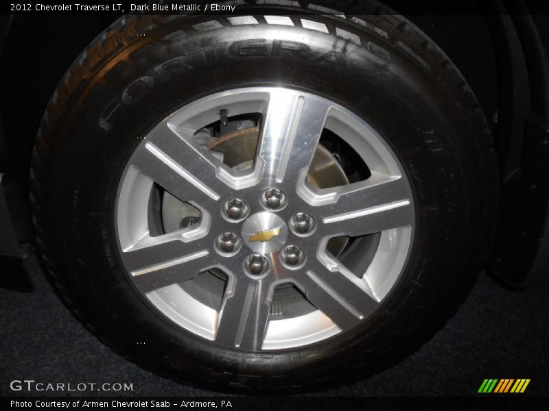 Dark Blue Metallic / Ebony 2012 Chevrolet Traverse LT