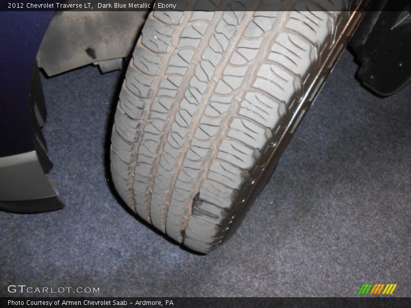 Dark Blue Metallic / Ebony 2012 Chevrolet Traverse LT
