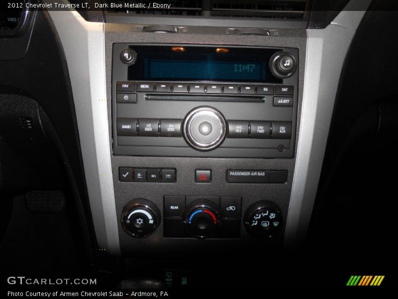 Dark Blue Metallic / Ebony 2012 Chevrolet Traverse LT