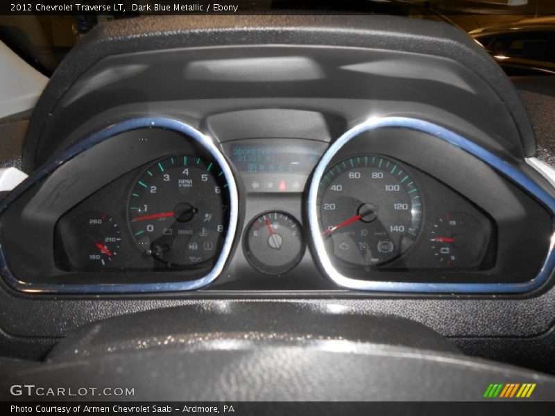 Dark Blue Metallic / Ebony 2012 Chevrolet Traverse LT