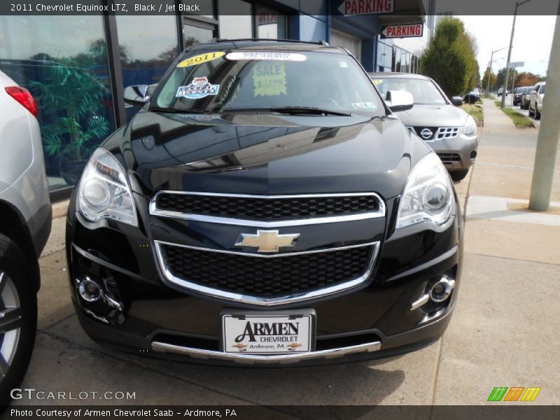 Black / Jet Black 2011 Chevrolet Equinox LTZ
