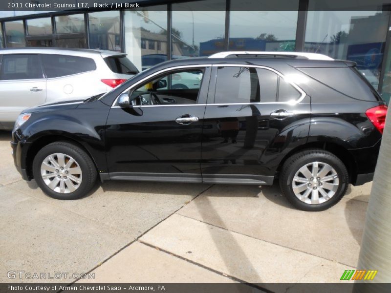 Black / Jet Black 2011 Chevrolet Equinox LTZ