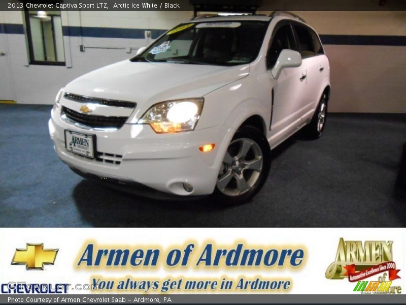 Arctic Ice White / Black 2013 Chevrolet Captiva Sport LTZ