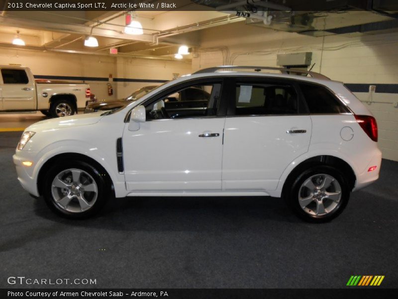 Arctic Ice White / Black 2013 Chevrolet Captiva Sport LTZ