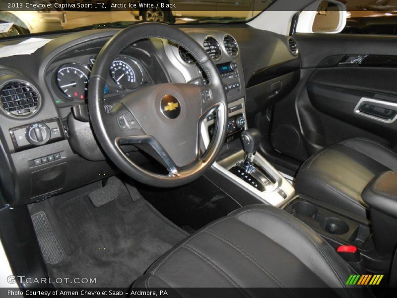 Arctic Ice White / Black 2013 Chevrolet Captiva Sport LTZ