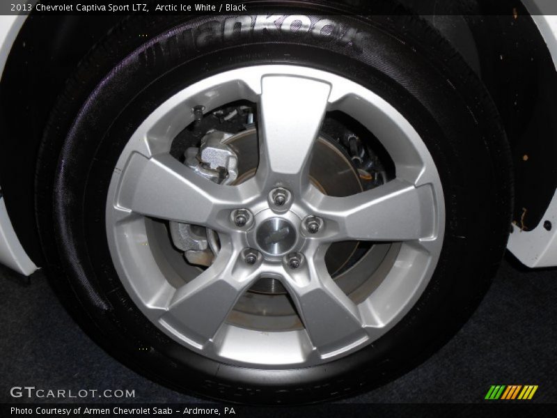 Arctic Ice White / Black 2013 Chevrolet Captiva Sport LTZ