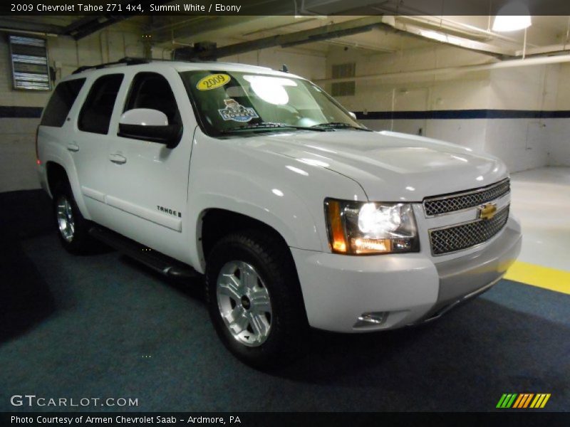 Summit White / Ebony 2009 Chevrolet Tahoe Z71 4x4