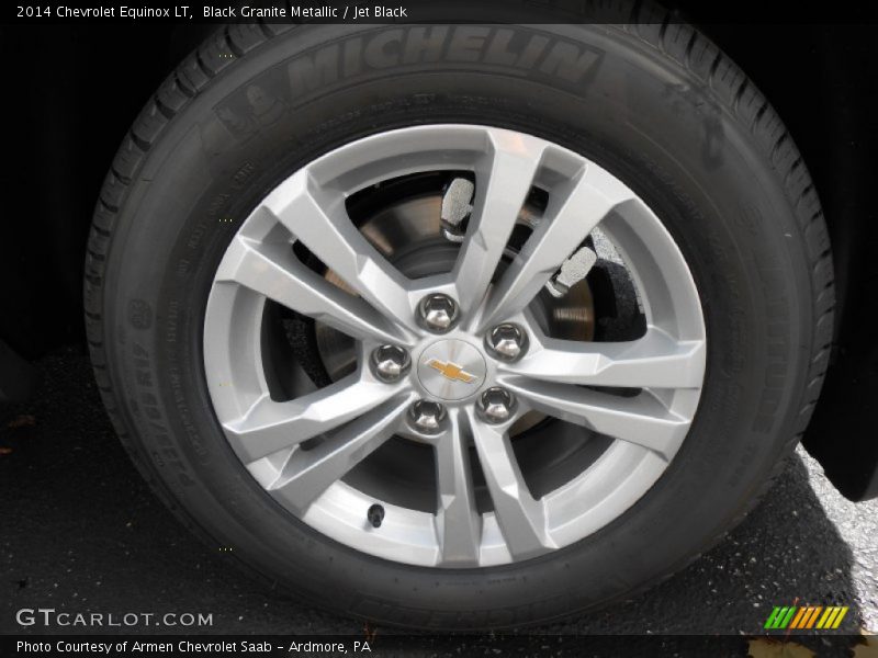 Black Granite Metallic / Jet Black 2014 Chevrolet Equinox LT