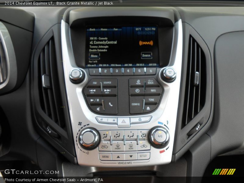 Black Granite Metallic / Jet Black 2014 Chevrolet Equinox LT