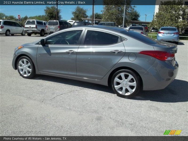 Harbor Gray Metallic / Black 2013 Hyundai Elantra Limited