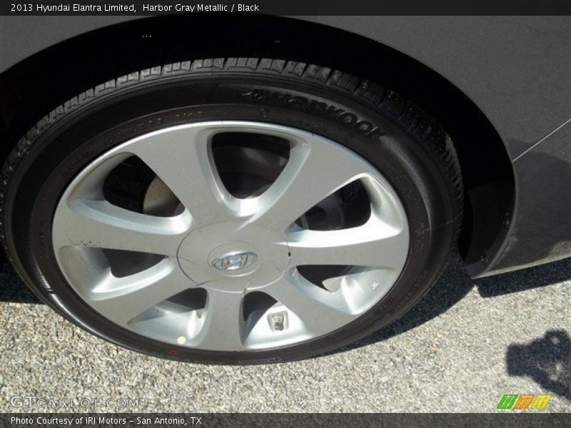 Harbor Gray Metallic / Black 2013 Hyundai Elantra Limited