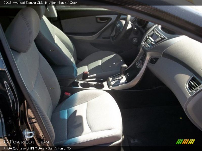Midnight Black / Gray 2013 Hyundai Elantra GLS