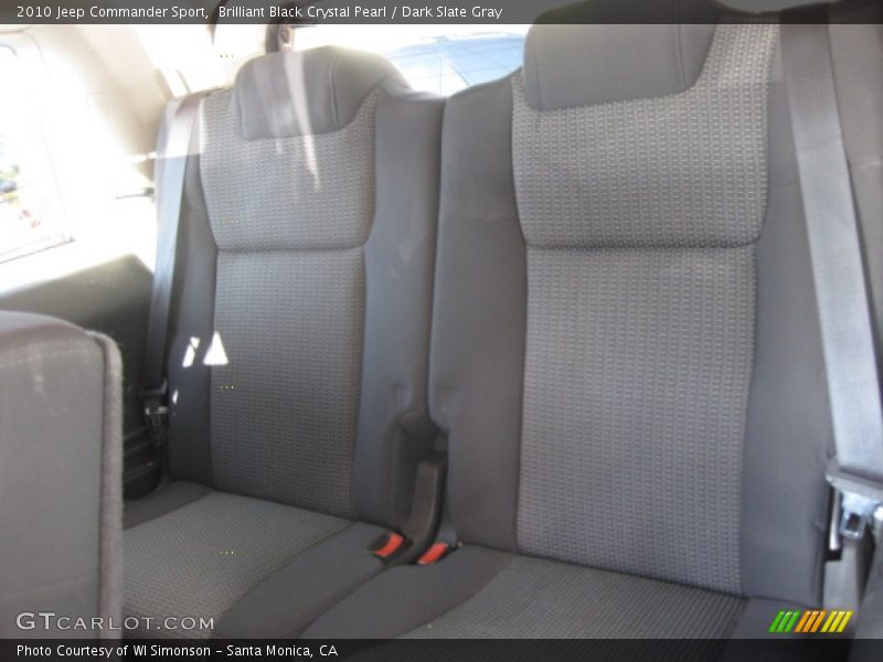 Brilliant Black Crystal Pearl / Dark Slate Gray 2010 Jeep Commander Sport