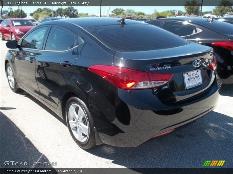 Midnight Black / Gray 2013 Hyundai Elantra GLS