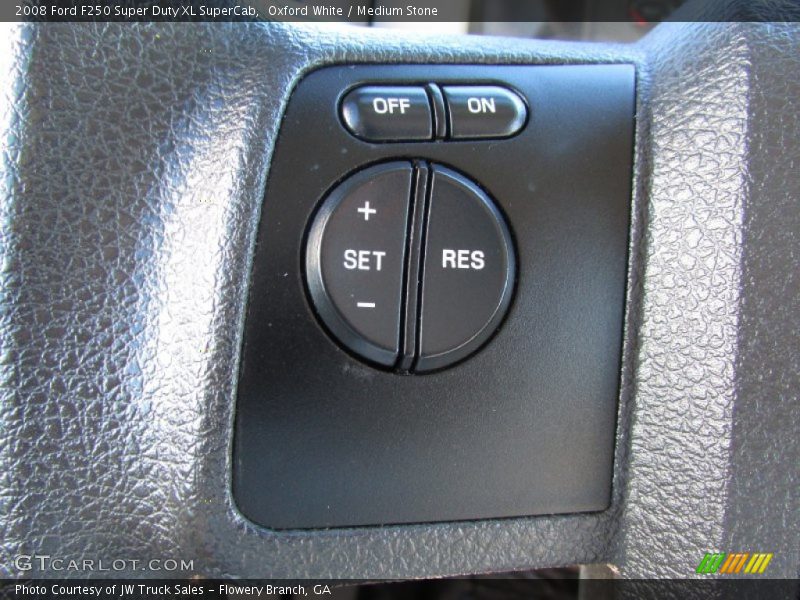 Oxford White / Medium Stone 2008 Ford F250 Super Duty XL SuperCab
