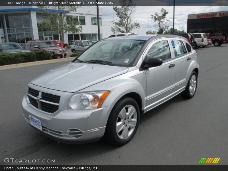 Bright Silver Metallic / Pastel Slate Gray 2007 Dodge Caliber SXT
