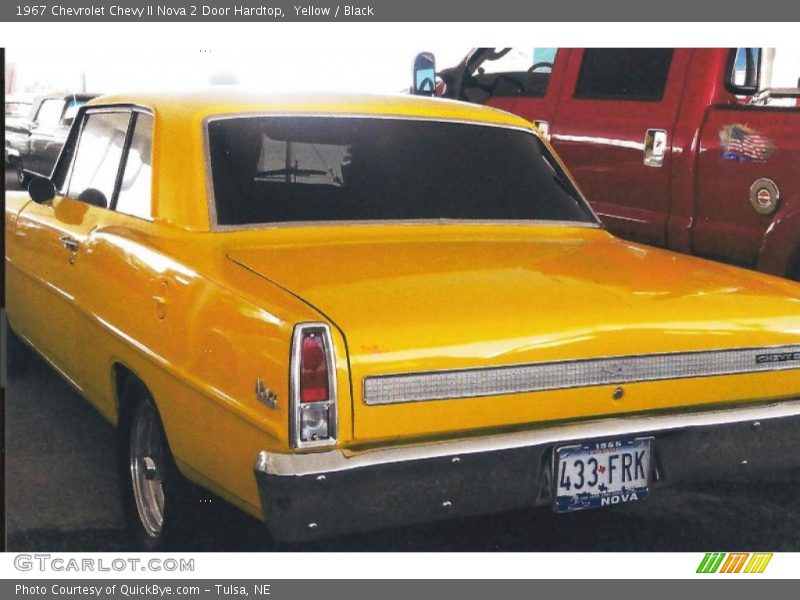 Yellow / Black 1967 Chevrolet Chevy II Nova 2 Door Hardtop