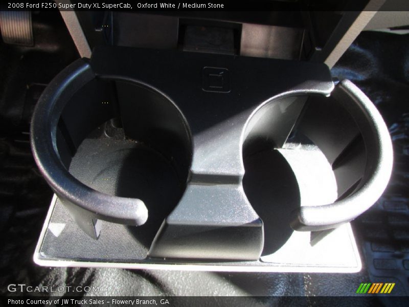 Oxford White / Medium Stone 2008 Ford F250 Super Duty XL SuperCab