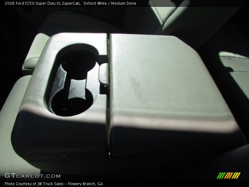 Oxford White / Medium Stone 2008 Ford F250 Super Duty XL SuperCab