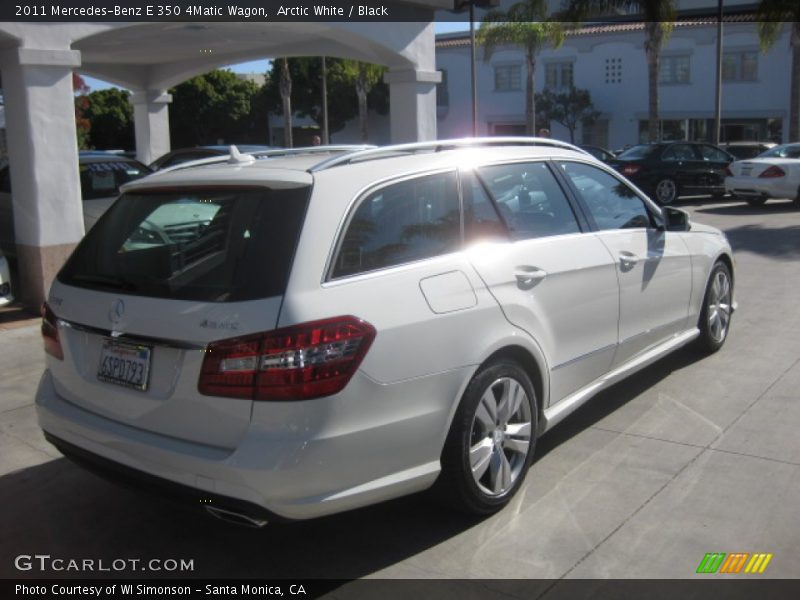 Arctic White / Black 2011 Mercedes-Benz E 350 4Matic Wagon