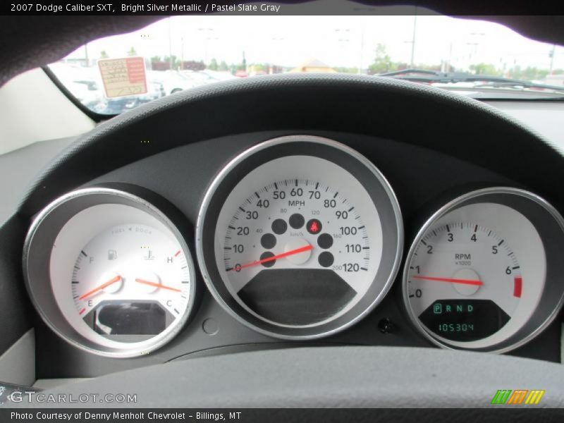 Bright Silver Metallic / Pastel Slate Gray 2007 Dodge Caliber SXT