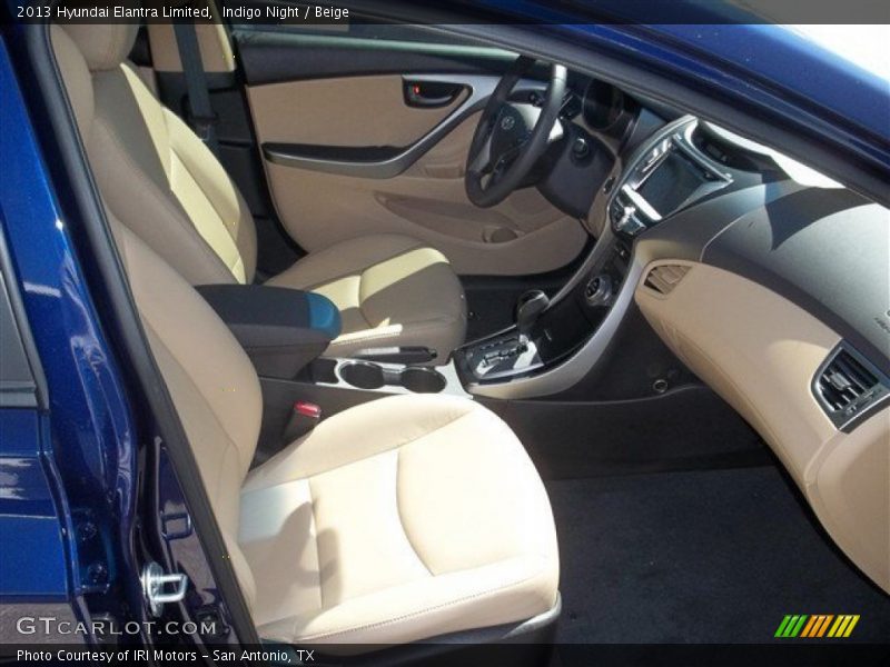Indigo Night / Beige 2013 Hyundai Elantra Limited