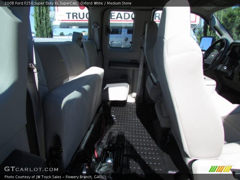 Oxford White / Medium Stone 2008 Ford F250 Super Duty XL SuperCab
