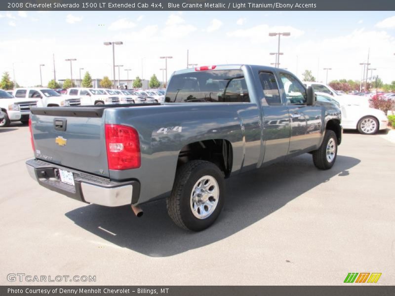 Blue Granite Metallic / Light Titanium/Ebony Accents 2008 Chevrolet Silverado 1500 LT Extended Cab 4x4