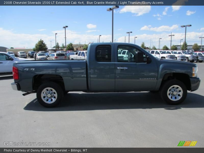 Blue Granite Metallic / Light Titanium/Ebony Accents 2008 Chevrolet Silverado 1500 LT Extended Cab 4x4