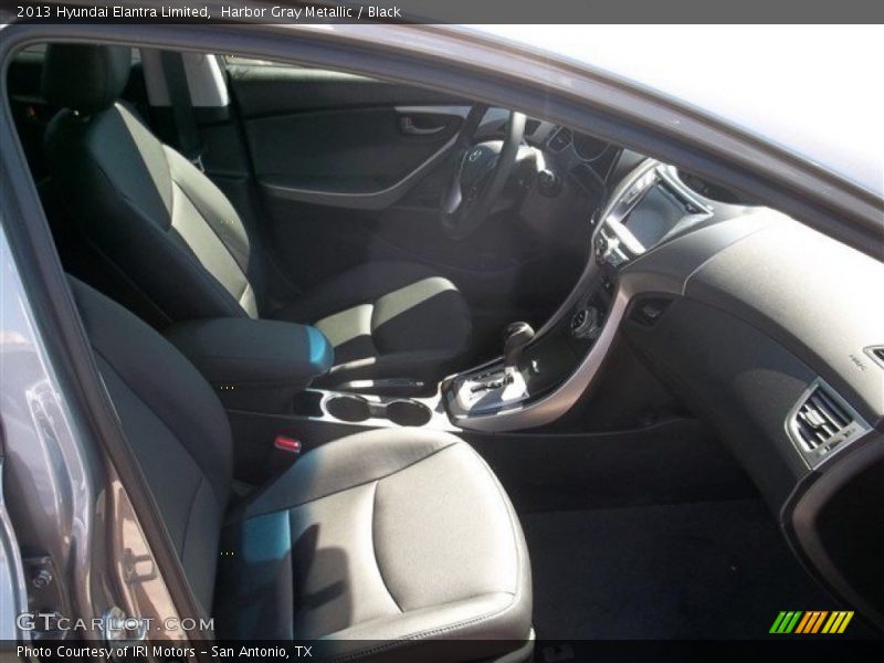 Harbor Gray Metallic / Black 2013 Hyundai Elantra Limited
