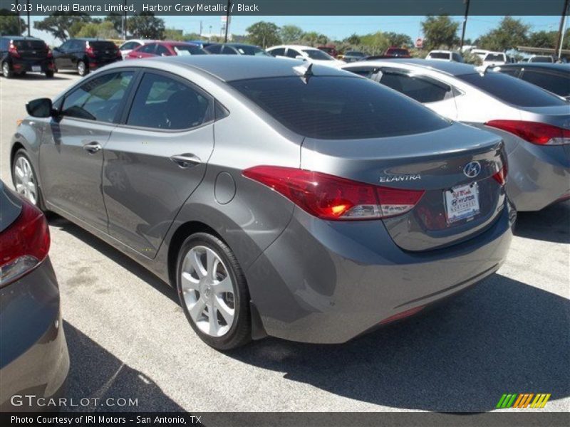 Harbor Gray Metallic / Black 2013 Hyundai Elantra Limited