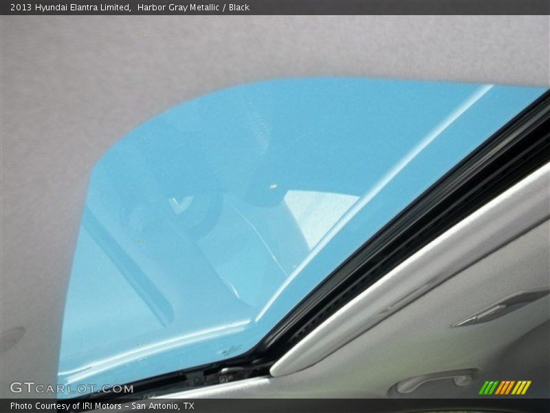 Harbor Gray Metallic / Black 2013 Hyundai Elantra Limited