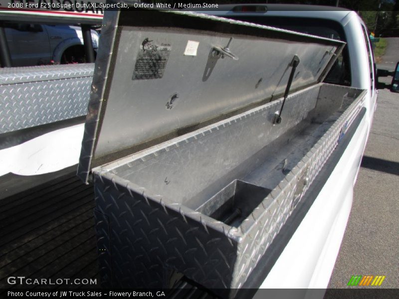 Oxford White / Medium Stone 2008 Ford F250 Super Duty XL SuperCab