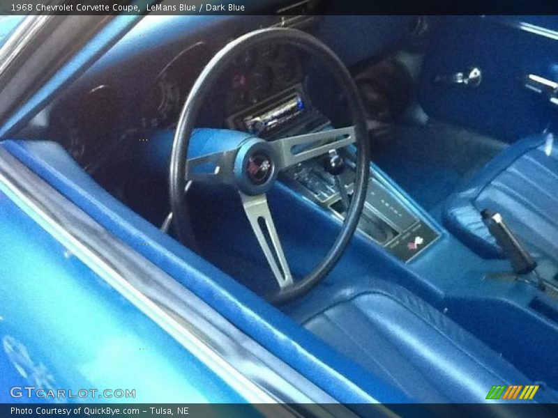  1968 Corvette Coupe Dark Blue Interior