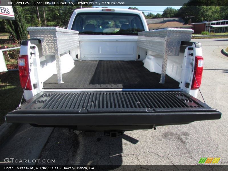 Oxford White / Medium Stone 2008 Ford F250 Super Duty XL SuperCab
