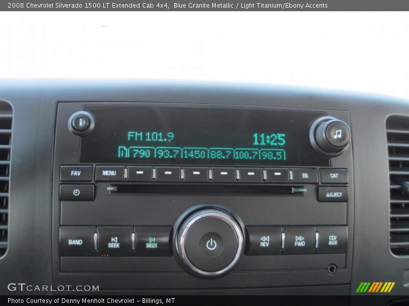 Blue Granite Metallic / Light Titanium/Ebony Accents 2008 Chevrolet Silverado 1500 LT Extended Cab 4x4