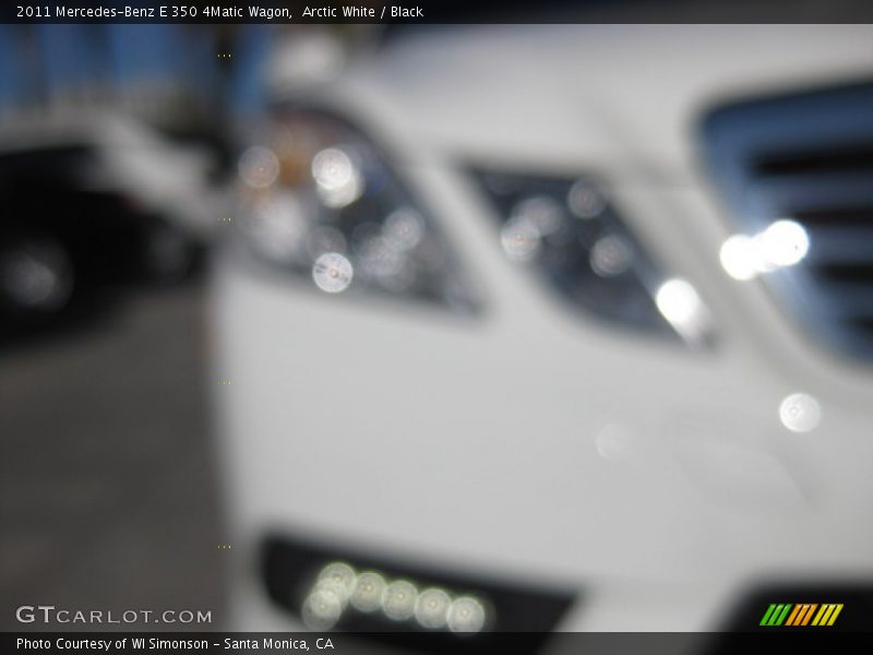 Arctic White / Black 2011 Mercedes-Benz E 350 4Matic Wagon
