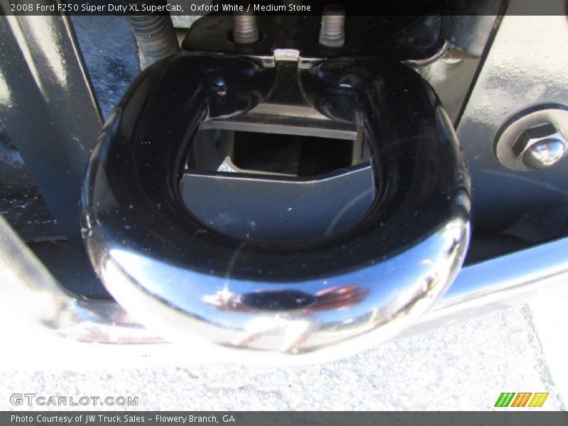 Oxford White / Medium Stone 2008 Ford F250 Super Duty XL SuperCab