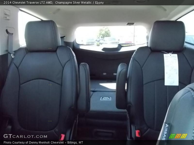 Champagne Silver Metallic / Ebony 2014 Chevrolet Traverse LTZ AWD