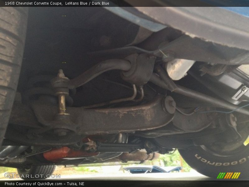 Undercarriage of 1968 Corvette Coupe